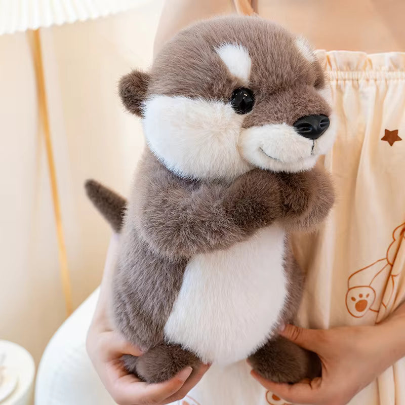25/30CM Cartoon Otter Plush Toy - Cute Fluffy Stuffed Animal