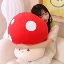 Hot Kawaii Mushroom Plush Dolls Simulation Plant Pillow Lovely Toys