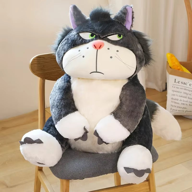 HOTSALE 25cm Lucifer The Cat Cute Doll Plush Toy Throw Pillow Cat Doll