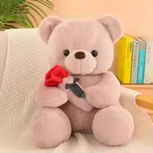 2026 Valentine's Day Roses Cute Teddy Bear Animal