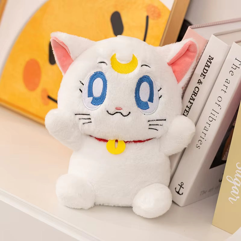Sailor Moon Anime Plush Cat Stuffed Doll - Kawaii Cat Toy & Room Decor