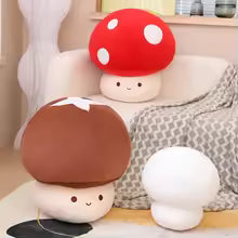 Hot Kawaii Mushroom Plush Dolls Simulation Plant Pillow Lovely Toys