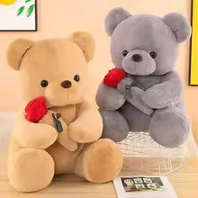 2026 Valentine's Day Roses Cute Teddy Bear Animal