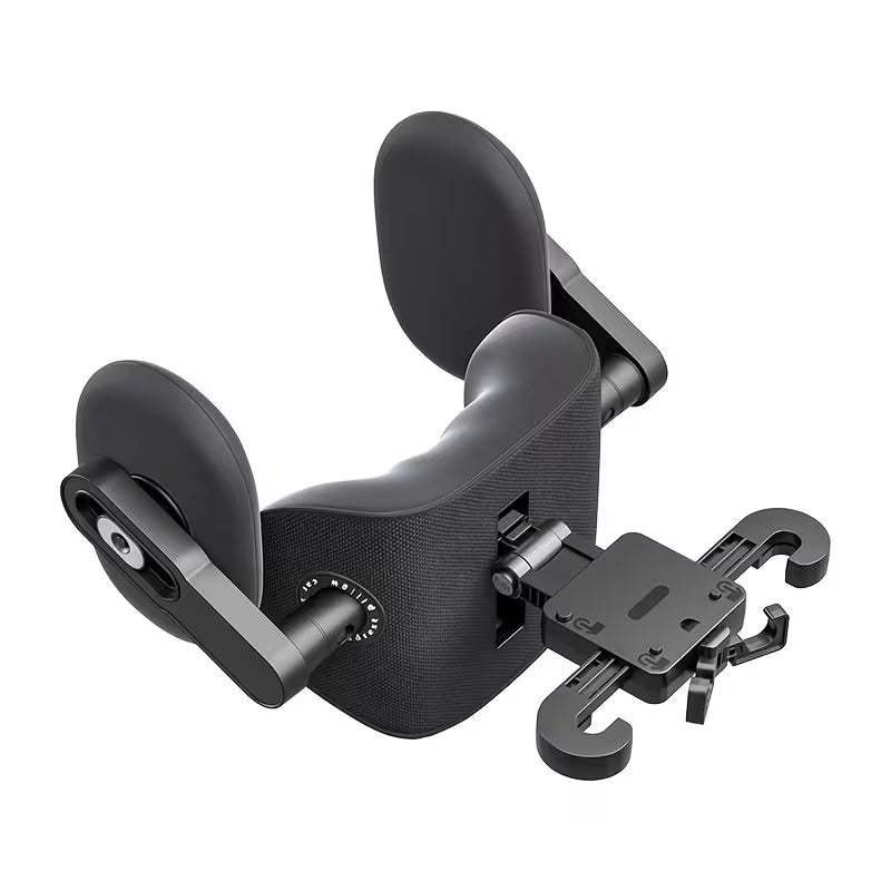45D Zero-Gravity Memory Foam Car Headrest, Slow-Rebound All-Directional Neck Support Pillow