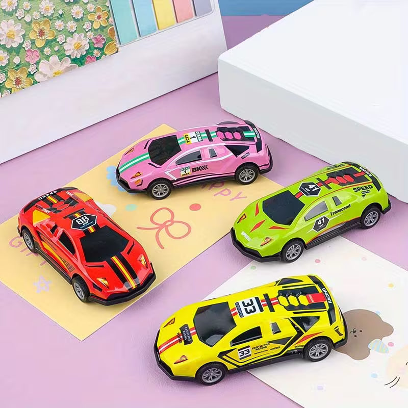 8pcs Random Metal Spring Toy Cars for Kids