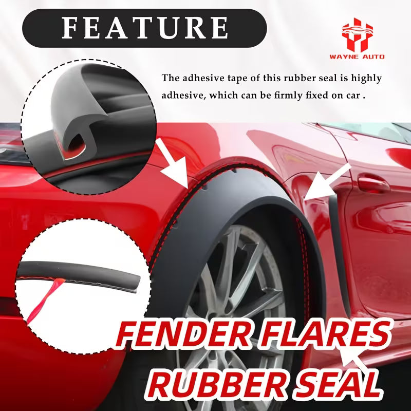 10-Meter Multifunctional Wheel Hub Sealing Strip, Includes 3 Pry Bars, Heavy-Duty Automotive