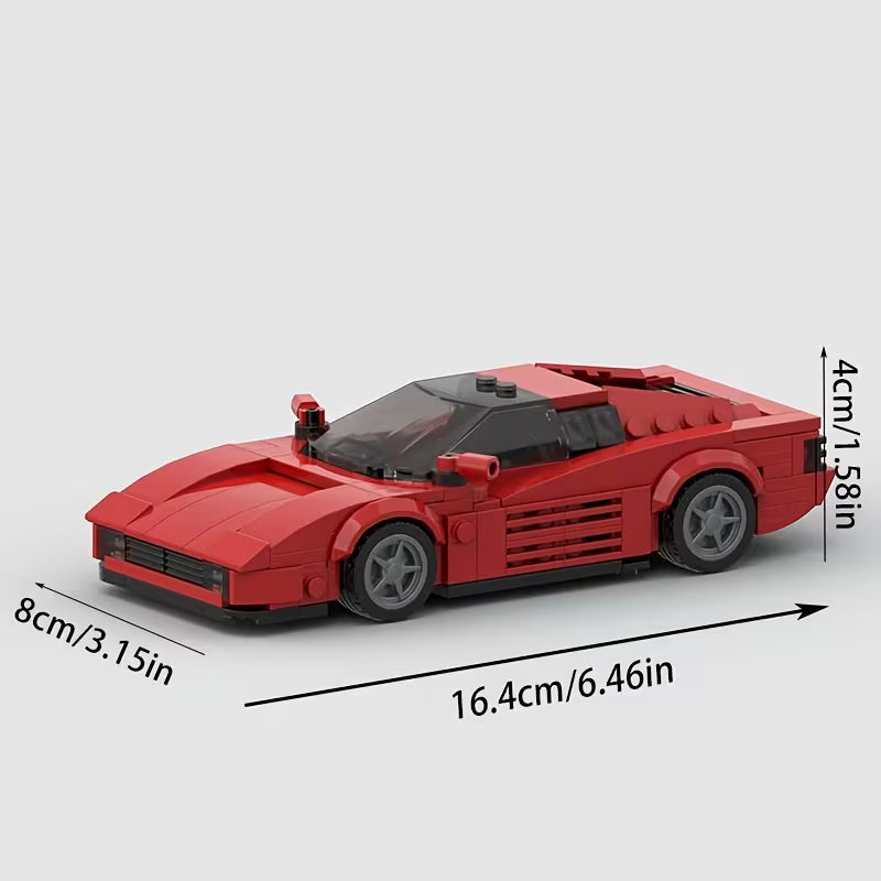 Automotive Theme, City Champion Tech Car Model Kit, Collectible Toy Model, Made of Durable ABS Material, Ideal Gift for Giving.