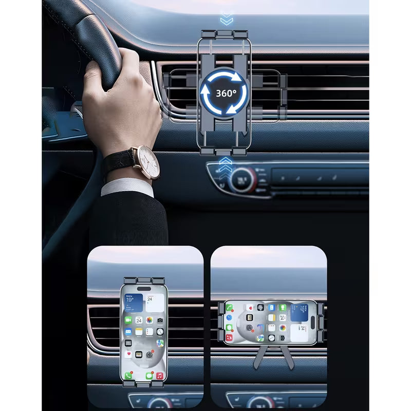 Premium Adjustable Clip for Car Vent Smartphone Fixed