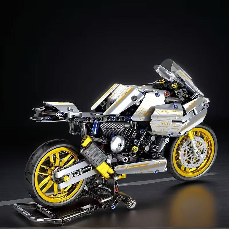 STEM Motorcycle Building Blocks Toy