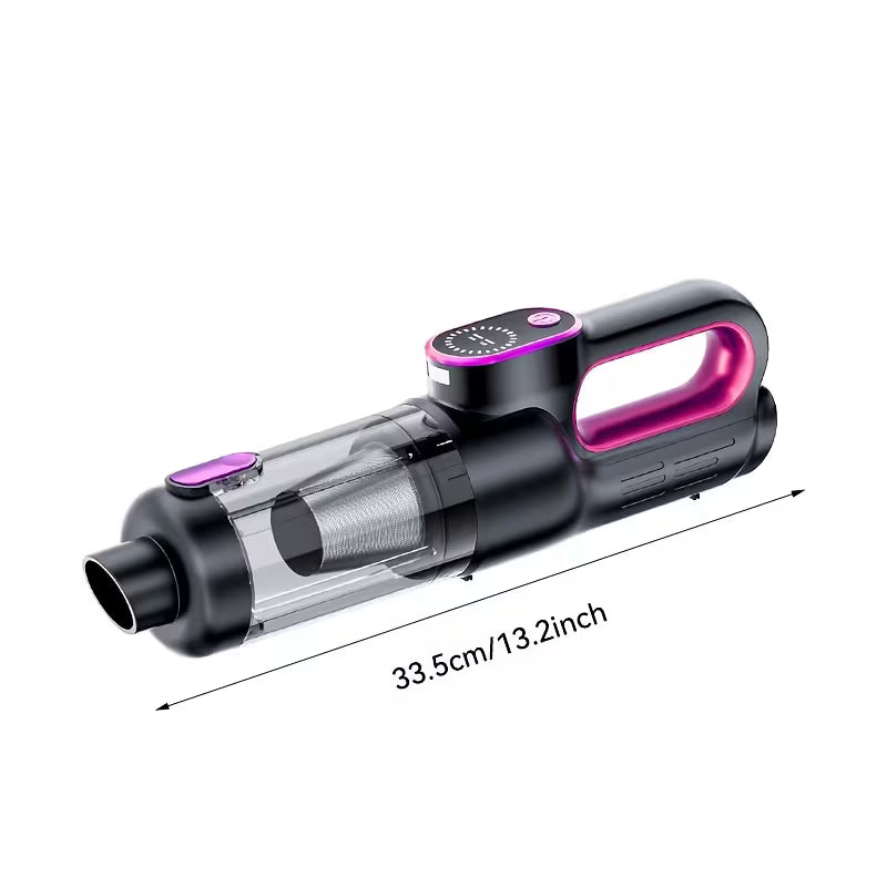 Cordless Handheld Vacuum with Brushless Motor, Powerful 16000pa Suction, LED Light, Blow/Suction Dual Mode, Multi-Nozzle,