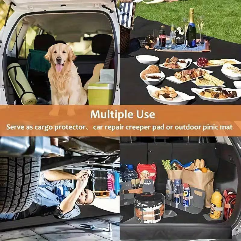 1 Pet-Friendly Car Trunk Pad • Comfortable Soft • Easy to Clean • Durable Material • Travel Essential