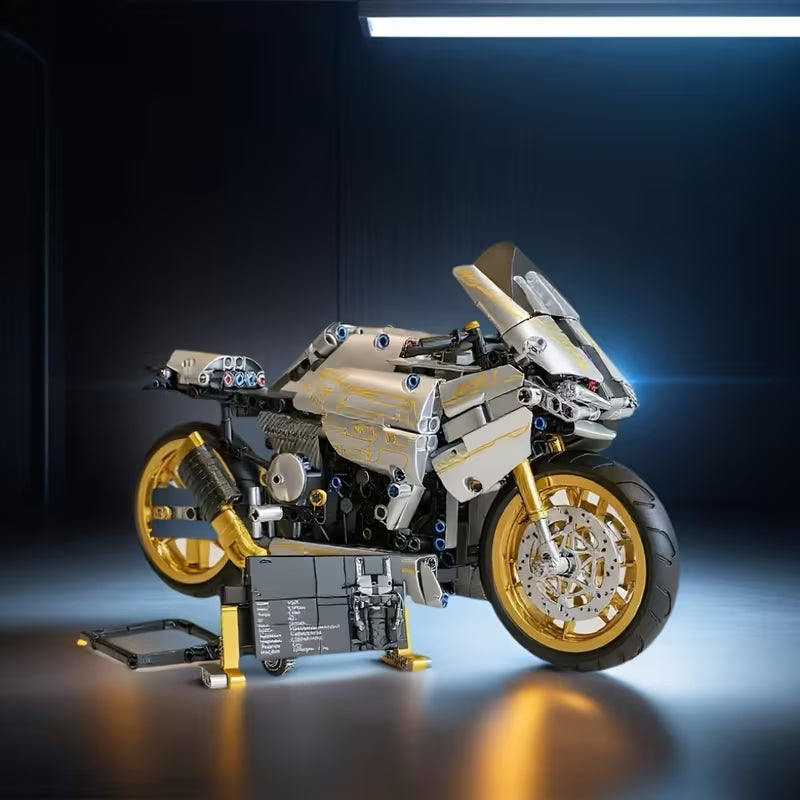 STEM Motorcycle Building Blocks Toy