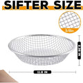 Stainless Steel Soil Sieve, Heavy-Duty Galvanized Mesh, Rust-Resistant, Fits 5-Gallon Buckets