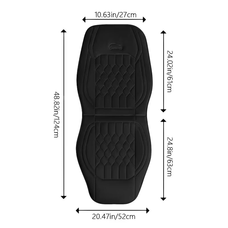 2pcs Front Driver And Passenger Universal Car Seat Cushions, All-Season Warm And Comfortable, Protecting Original Car Seats Good Item,