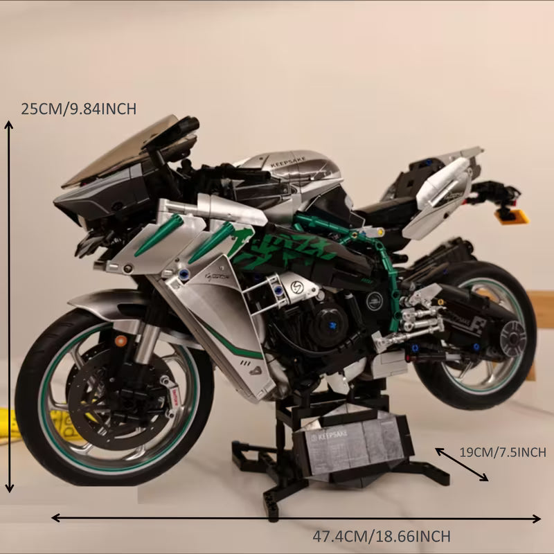 2248PCS Motorcycle Building Blocks Model