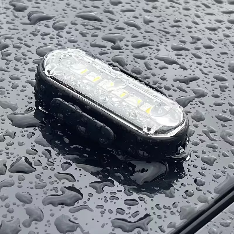 5pcs RGB Rechargeable Running Rooftop Lights for Trucks, Marker Lights for Bicycle, Car & Picku