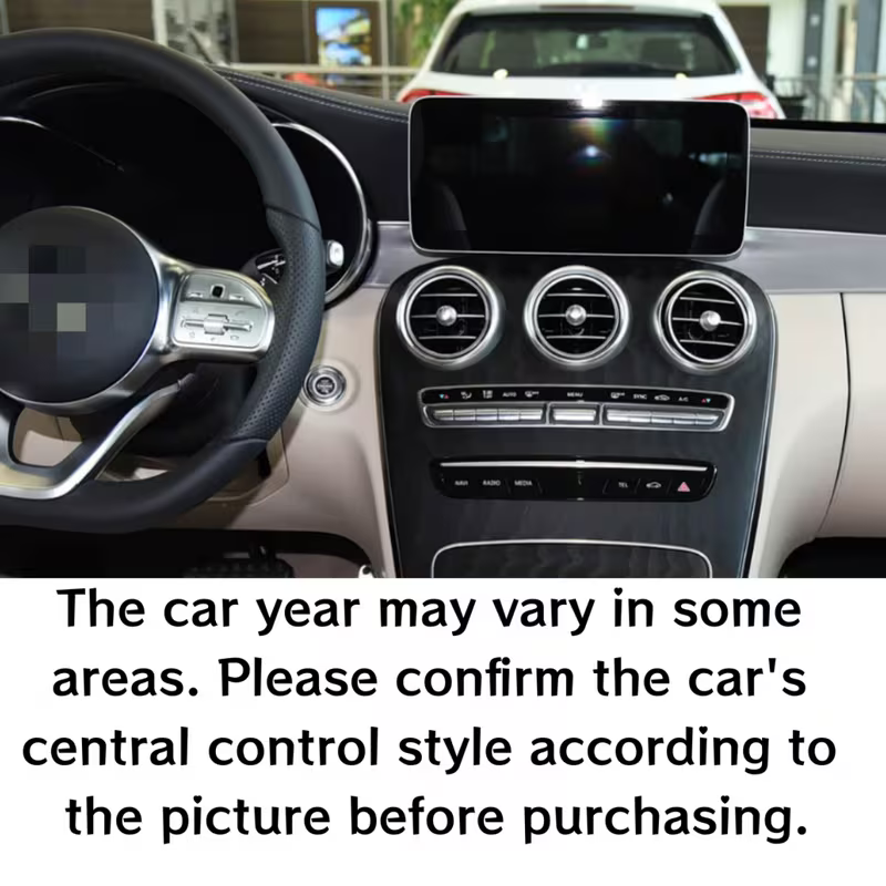 for Mercedes-Benz Glc (2016-2022) & C-Class (2015-2021) Car Phone Holder with GPS Navigation, Quiet Silent Operation, Smartphone Holder Suitable for Dash Mount,