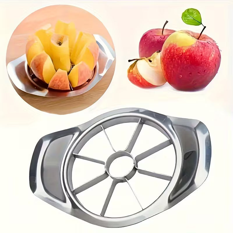 1pc Stainless Steel Apple Corer Slicer, Creative Kitchen Fruit Cutter, Multifunctional Fruit Divider