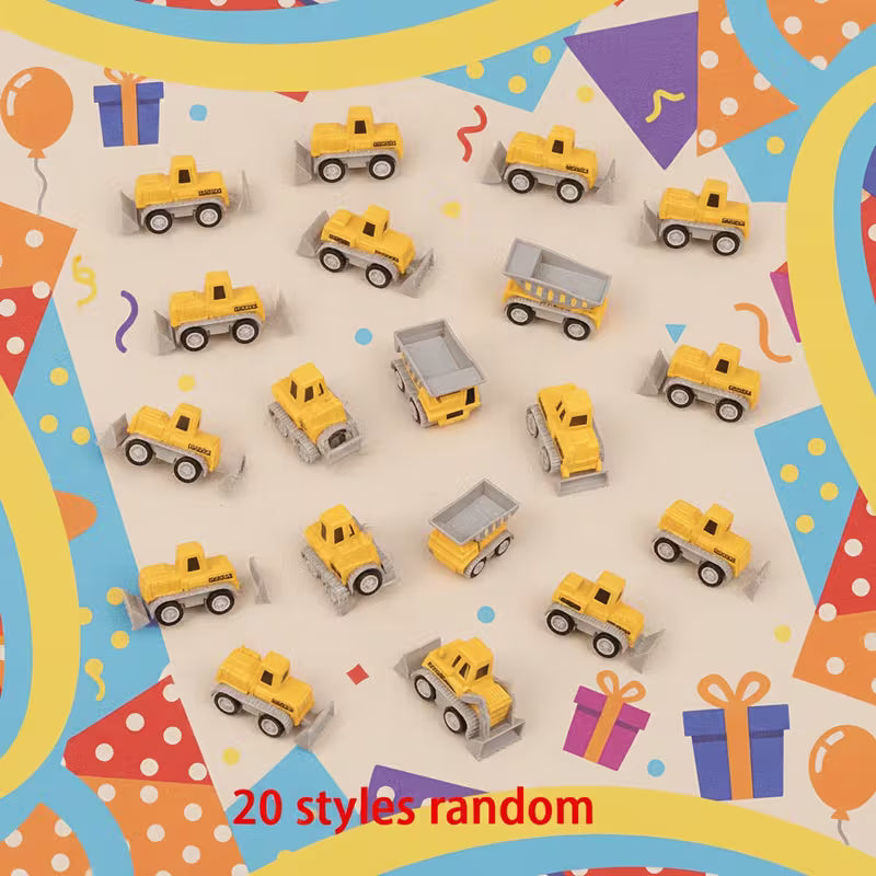 [Kids' Toy Cars] 20pcs Kids' Toy Cars, Random Styles Shipped Multi-Item Party Favor Pack