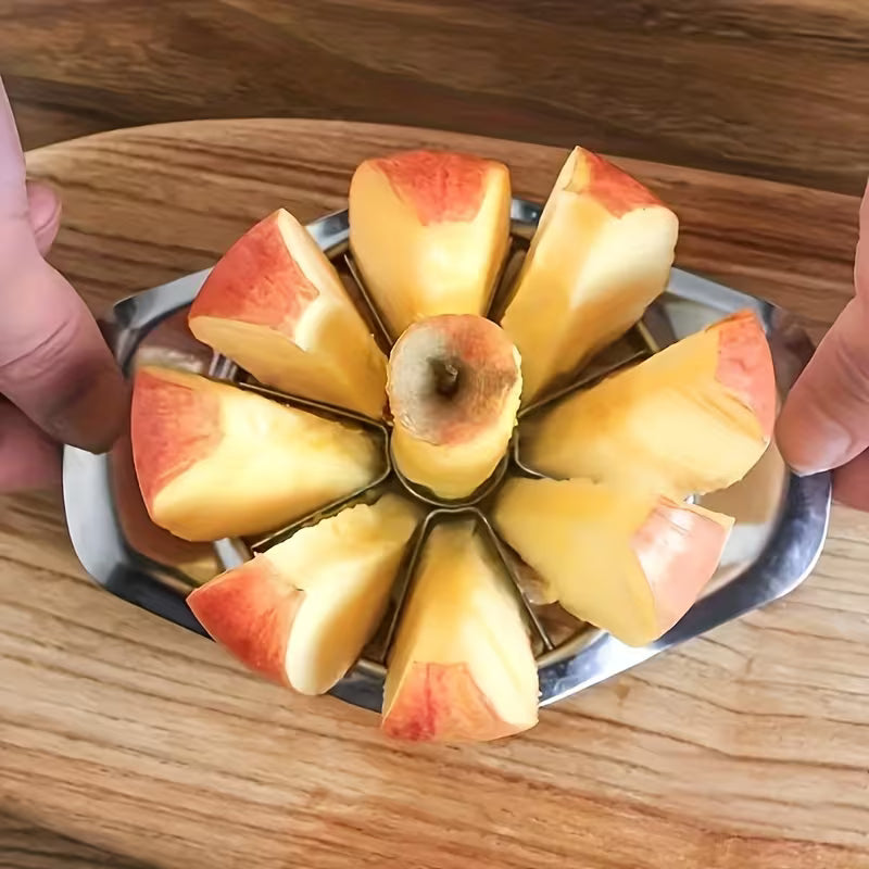 1pc Stainless Steel Apple Corer Slicer, Creative Kitchen Fruit Cutter, Multifunctional Fruit Divider