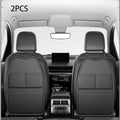 2-Pack Car Seat Back Organizer with Tablet Pocket, Kick-Proof Car Seat Back Storage Bag, PU Material Vehicle Storage Organizer,