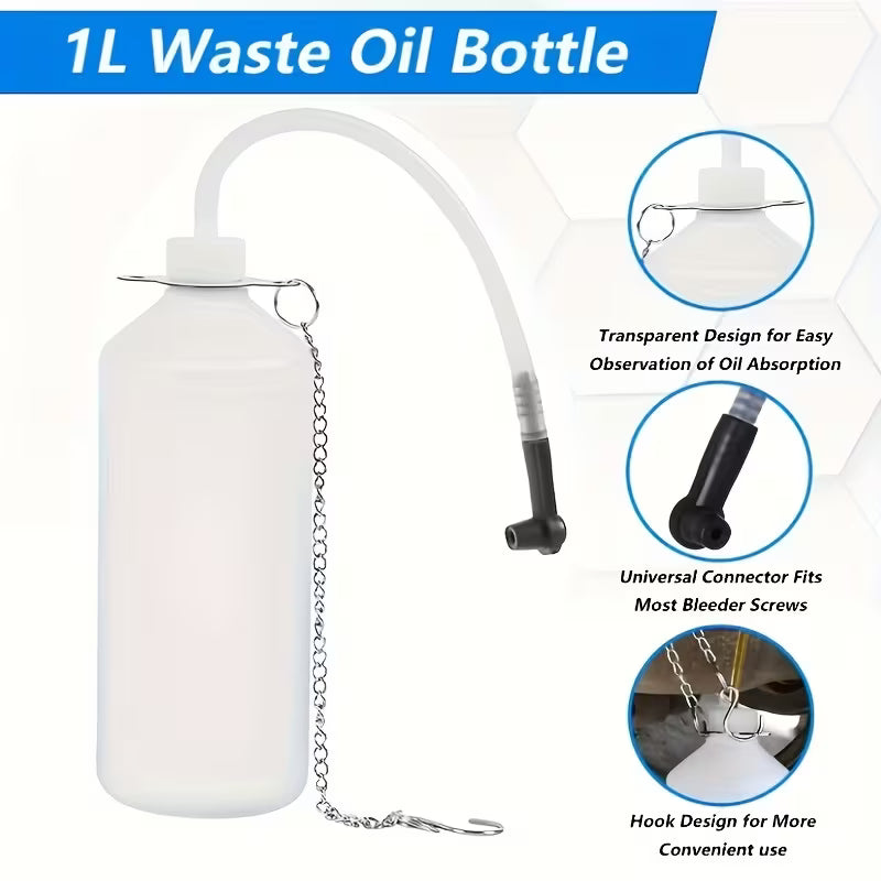 Three-Liter Manual Brake Oil Replacement Kit with Four Different Adapter Models, Suitable for Most Car Models, Simple And Quick