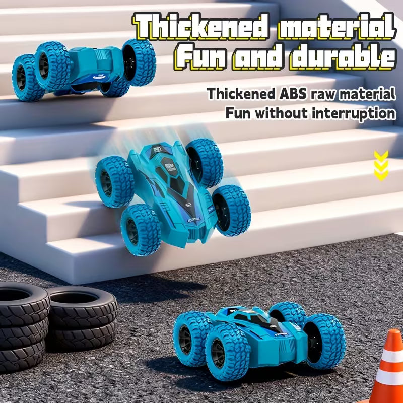 8pcs 360° Rotating Stunt Cars, Friction Powered Toy Cars