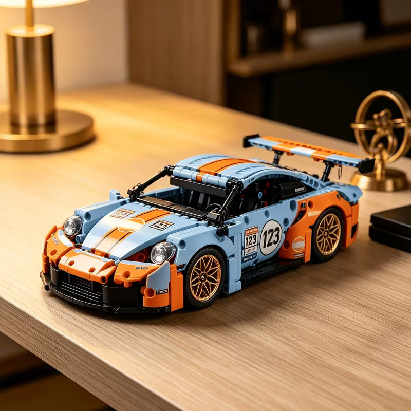 Supercar Building Blocks STEM Toy, Sports Car Model