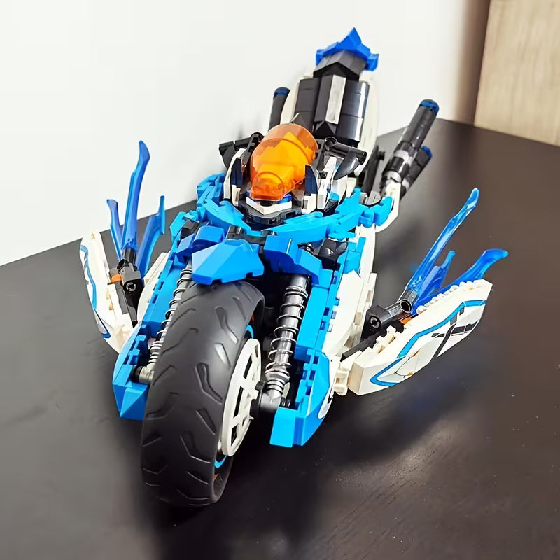 Advanced Plastic Motorcycle Building Kit 1230+pcs