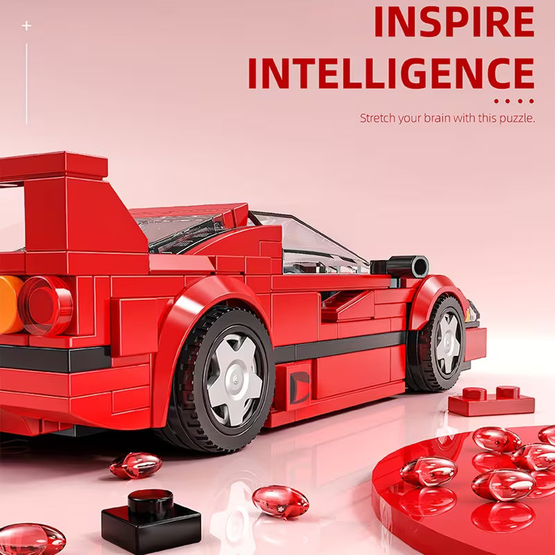 322PCS 6+ Car Model Building Blocks with Display Box