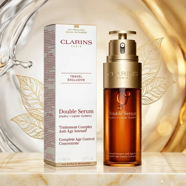 Clarins Double Serum 100ml, Hydric + Lipidic Comlete Age-Defying