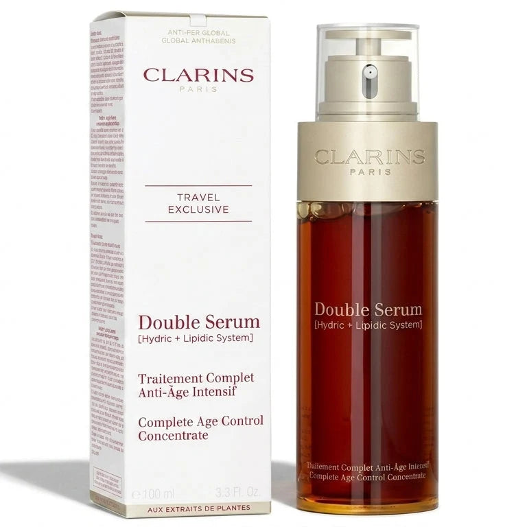 Clarins Double Serum 100ml, Hydric + Lipidic Comlete Age-Defying