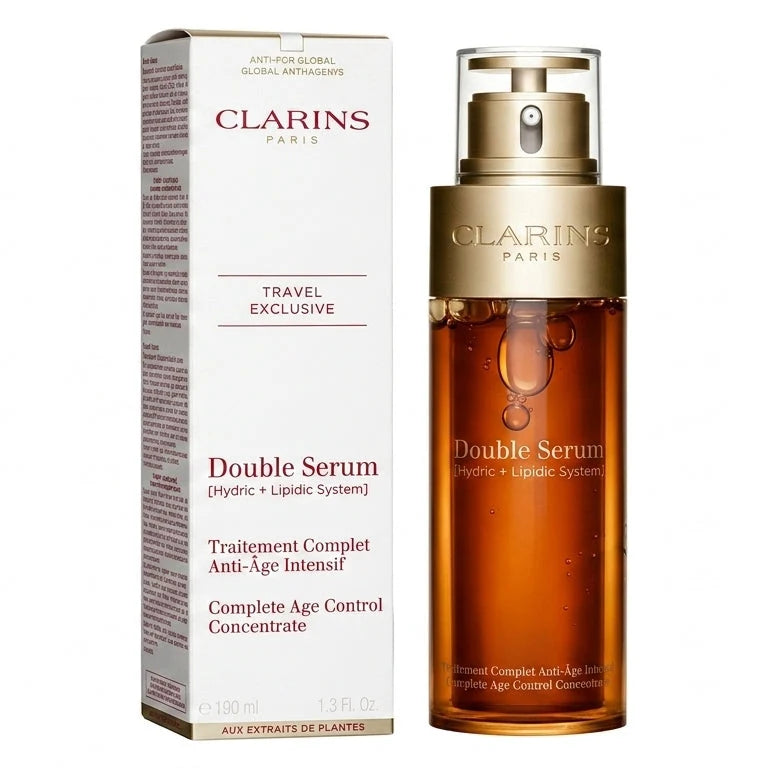 Clarins Double Serum 100ml, Hydric + Lipidic Comlete Age-Defying