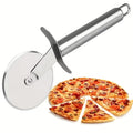 Heavy-Duty Commercial & Home Pizza Wheel Cutter, Sharp Blade & Ergonomic Handle, Single-Push Operation
