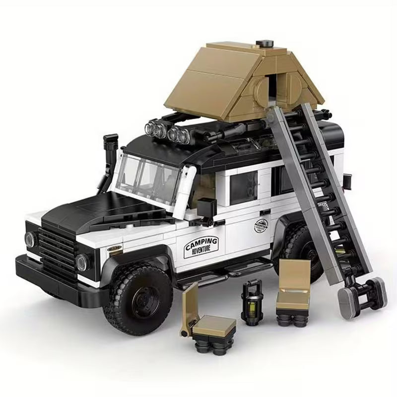 676PCS Camping Off-Road Car Building Blocks collection of home decorations Halloween Thanksgiving Christmas gifts