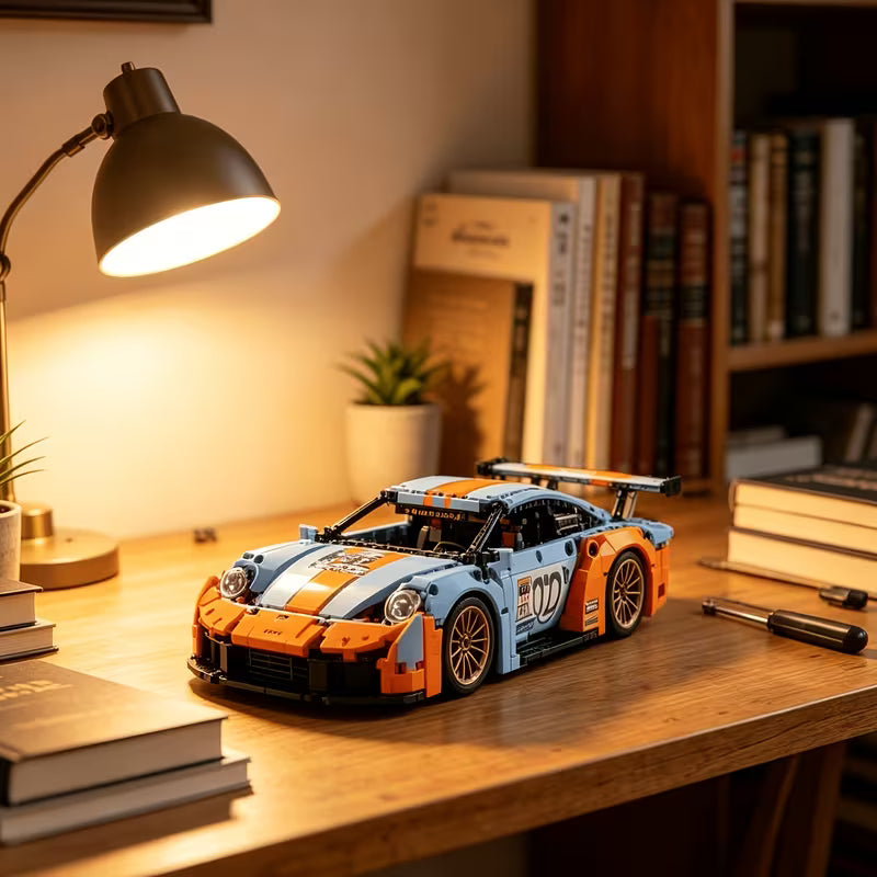 Supercar Building Blocks STEM Toy, Sports Car Model