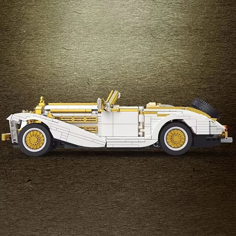 1000PCS Retro Classic Car & Motorcycle Building Set Home Decoration Ornaments, Birthday, Christmas, Halloween, Thanksgiving Toy Gifts