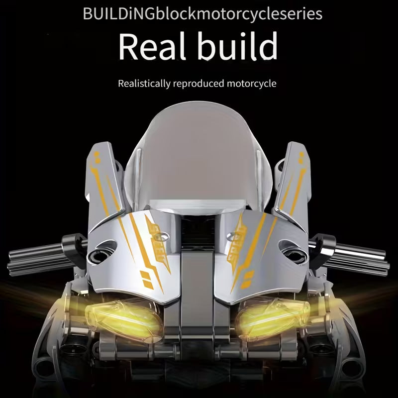 1669pcs Futuristic Car & Motorcycle Building Set Suitable as a Holiday Gift for Birthdays/Christmas/Halloween/Thanksgiving/New Year • Birthday Gift
