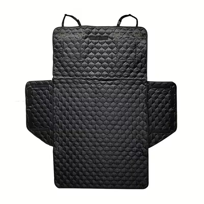 [1pc SUV Pet Cargo Liner] 1pc Durable Knitted Adjustable SUV Cargo Liner for Pets with Small Pockets | Trunk Protector for Dogs,