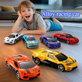 12 Alloy Racing Car Models Mini Alloy Toy Cars, Perfect for Birthday Or Halloween Gifts (Random