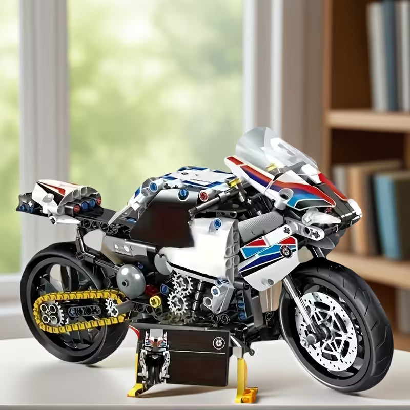 1000+ PCS R-Speed Track Motorcycle Building Blocks Set