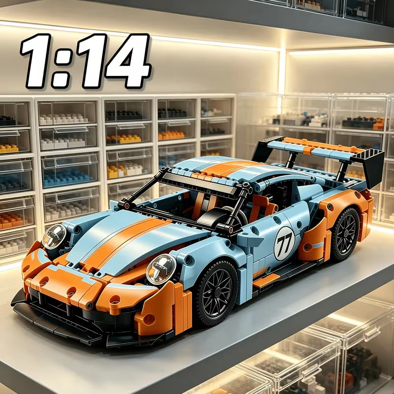 Supercar Building Blocks STEM Toy, Sports Car Model