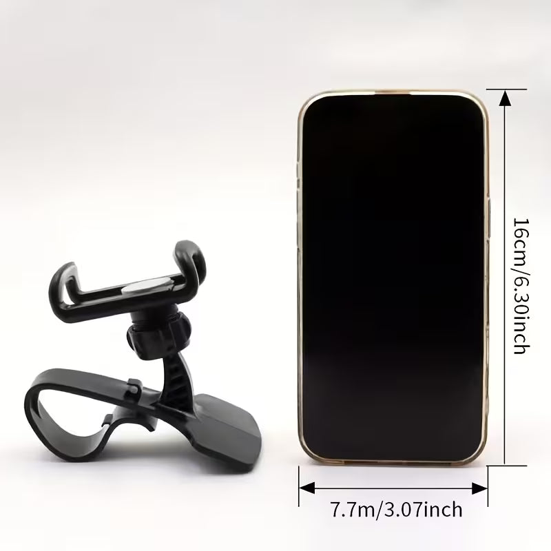 Car Mobile Phone Holder, Multifunctional Phone Mount, Rotatable Fixing Device, Suitable for GPS Navigation