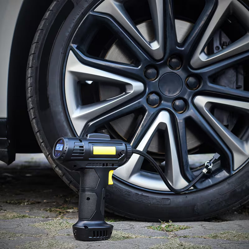 1pc Portable Air Compressor & Inflator, Cordless Tire Inflator, 150PSI