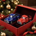 [Best Gifts] 2pcs Classic Retro Alloy Cars, 1:38 Scale Toy Cars, Desktop Decorations, Best Gifts, Pearlescent Packaging