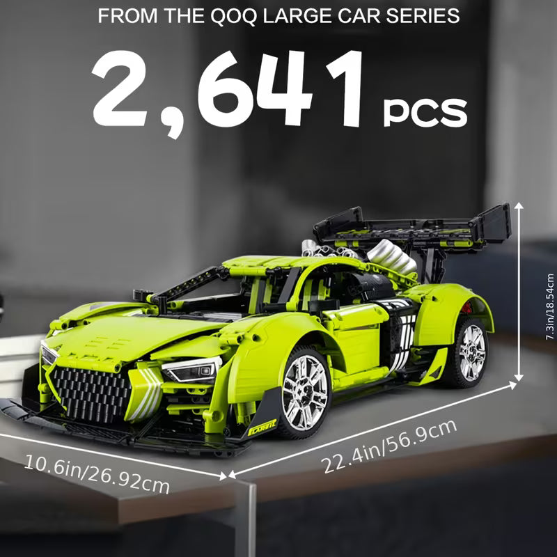 1:10 Scale Sports Car Building Blocks Set  Christmas Gift, Halloween Gift, Birthday Gift