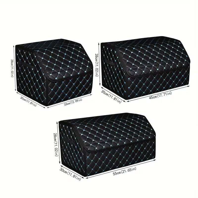 Car Trunk Organizer Box, Trunk Storage Box, Car Storage Box, Multiuse Tools Storage Bag for Tidying And Emergency Storage for Women Lady Heart-Shaped