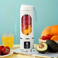 NIJ HS-860 Portable Citrus Juicer, 2-in-1 Electric Juice Maker, 15.22oz, USB Rechargeable 1300mAh, Detachable Design