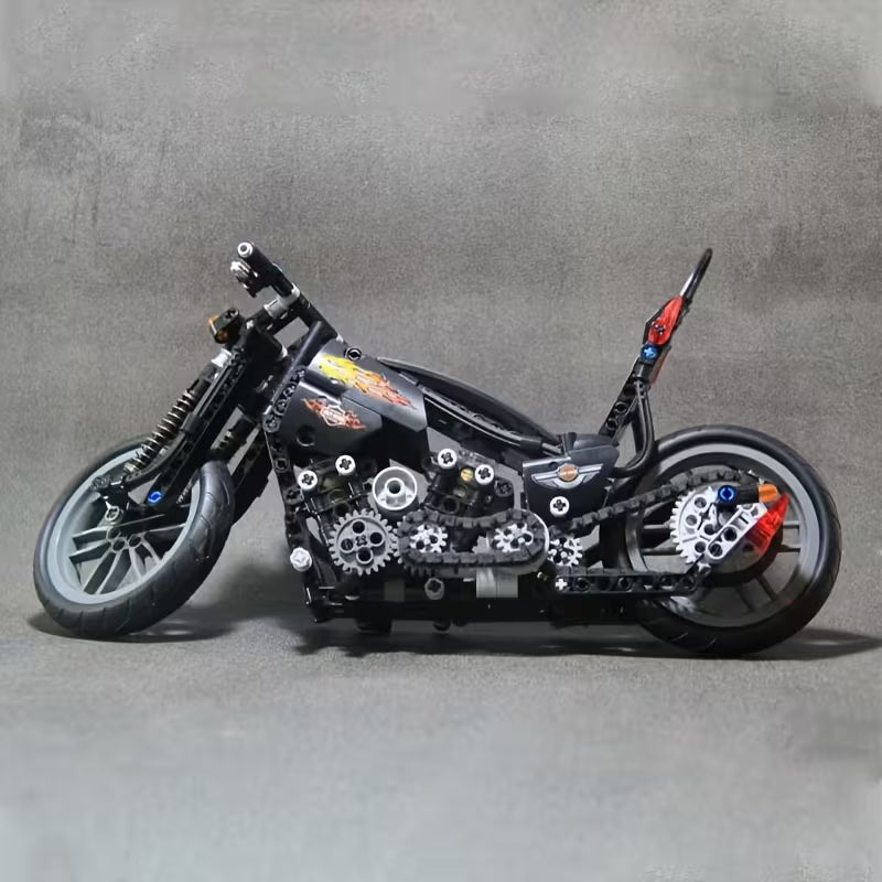 1000+ PCS Muscle Motorcycle Building Blocks, ABS Model Kit