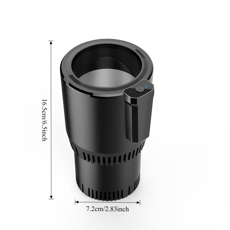 2026 Upgraded RV Heating & Cooling Cup, Portable Single-Can Beverage Refrigerator for Motorhome, Featuring 360° Circulation Vents